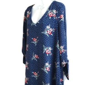 NWT Miami - Navy Blue floral with polka-dots